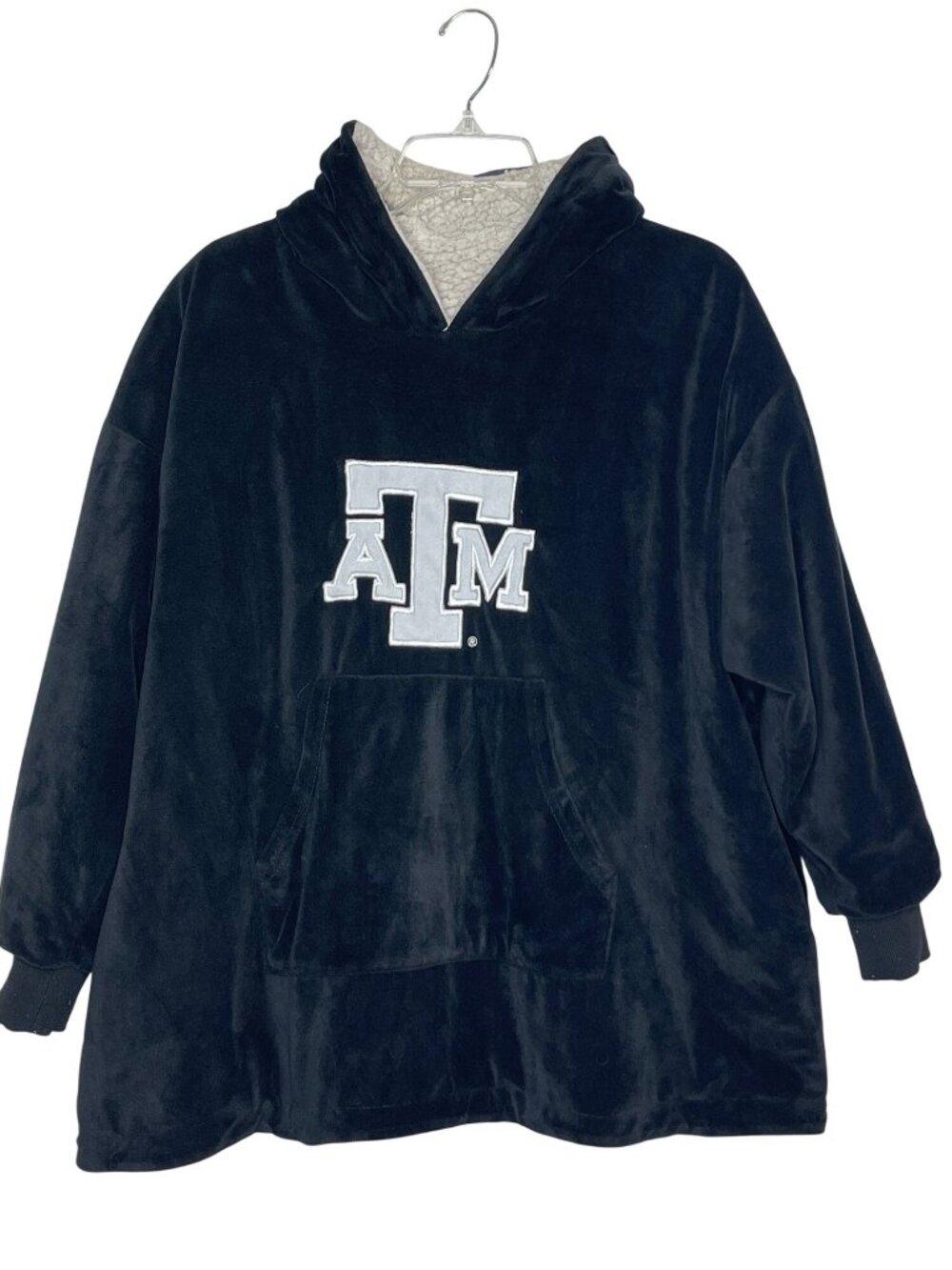 Texas A&M Logo Oversized Reversible Blanket Hoodie size XL